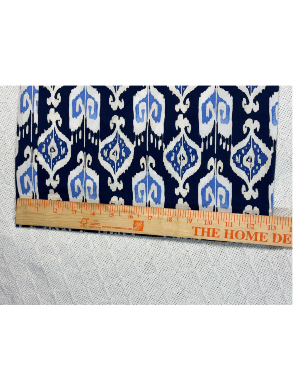 NWT J. McLaughlin Amal Wide Leg Pants Blue Ikat Geometric Tribal Print Size 6 - Picture 8 of 10